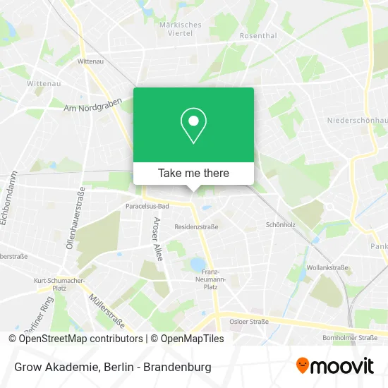 Grow Akademie map