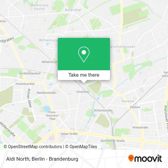 Aldi Nord map