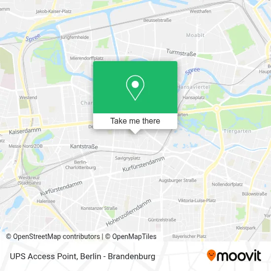 Ups Access Point map