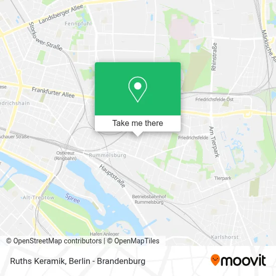 Ruths Keramik map