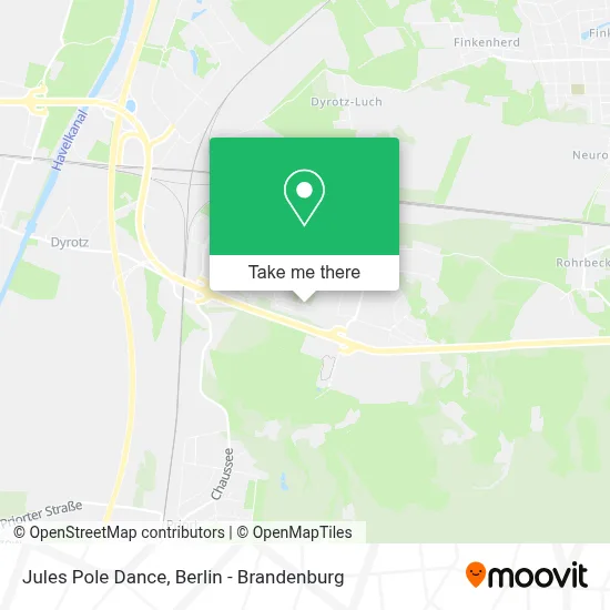 Jules Pole Dance map