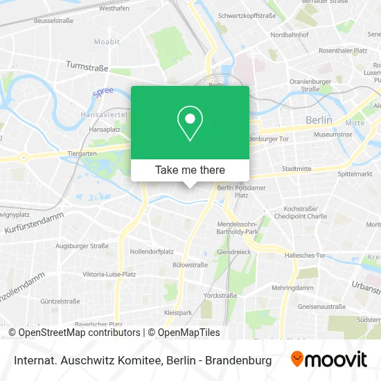 Internat. Auschwitz Komitee map