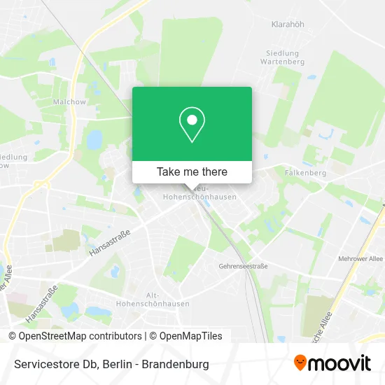 Servicestore Db map