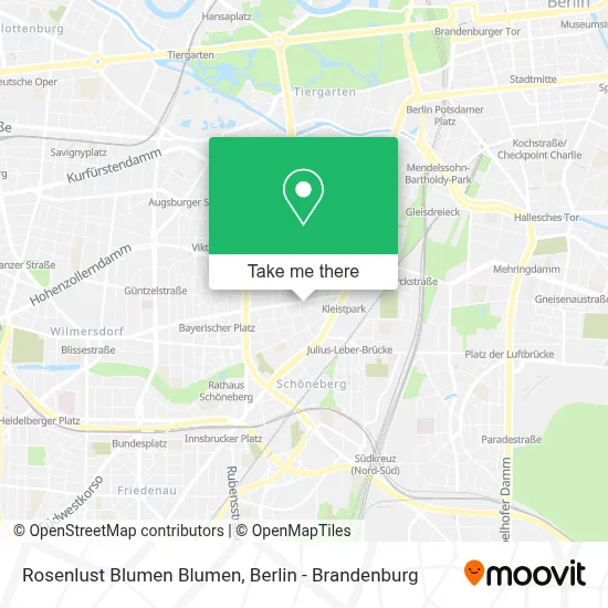 Rosenlust Blumen Blumen map
