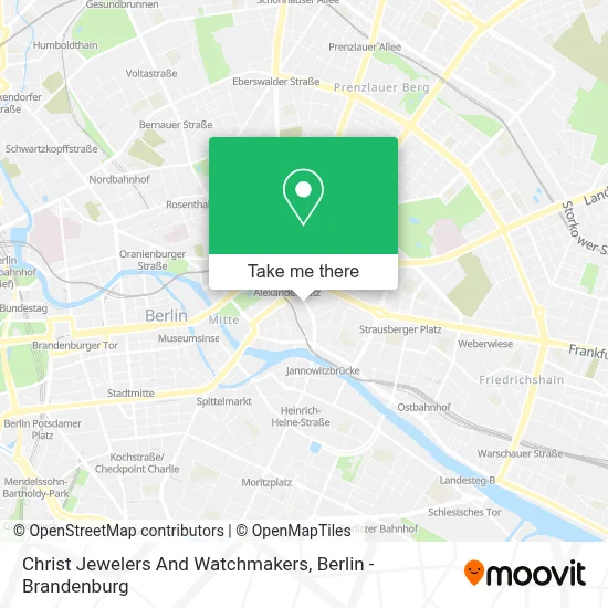 Christ Jewelers And Watchmakers map