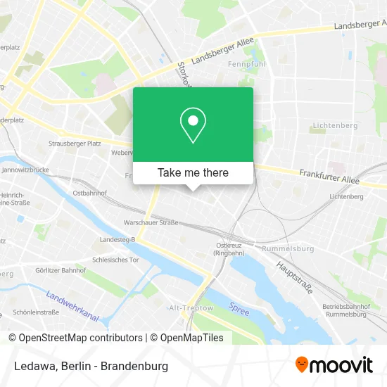 Ledawa map