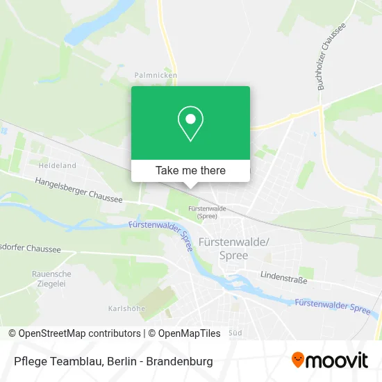 Pflege Teamblau map