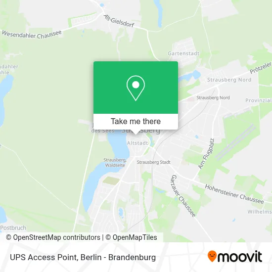 Ups Access Point map