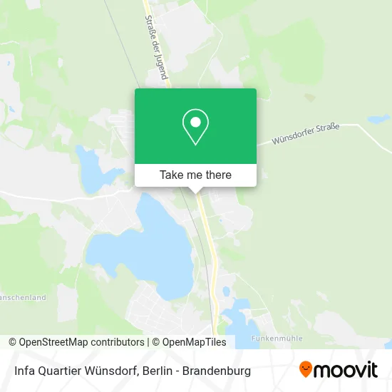 Infa Quartier Wünsdorf map
