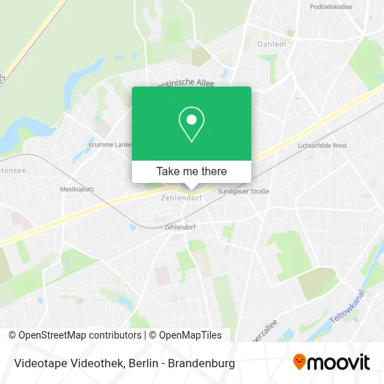 Videotape Videothek map