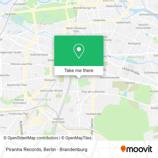 Piranha Records map