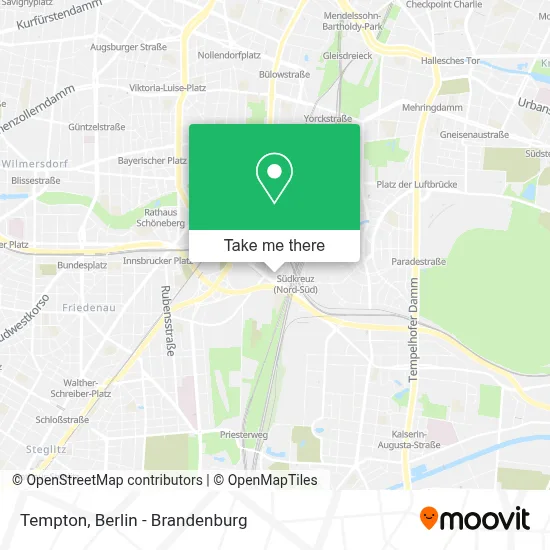 Tempton map