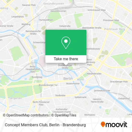Concept Members Club map