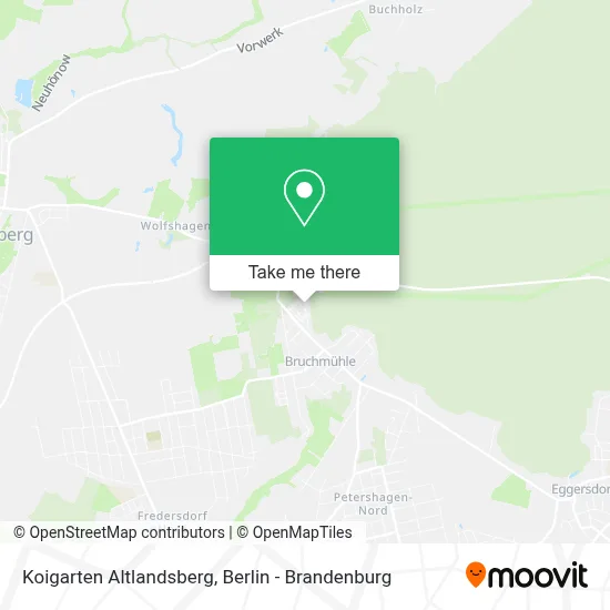 Koigarten Altlandsberg map
