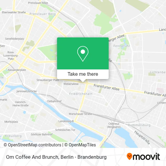 Om Coffee And Brunch map