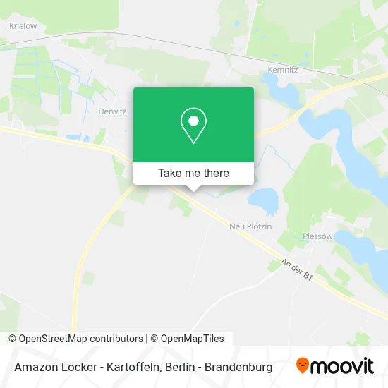 Amazon Locker - Kartoffeln map