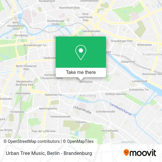 Urban Tree Music map