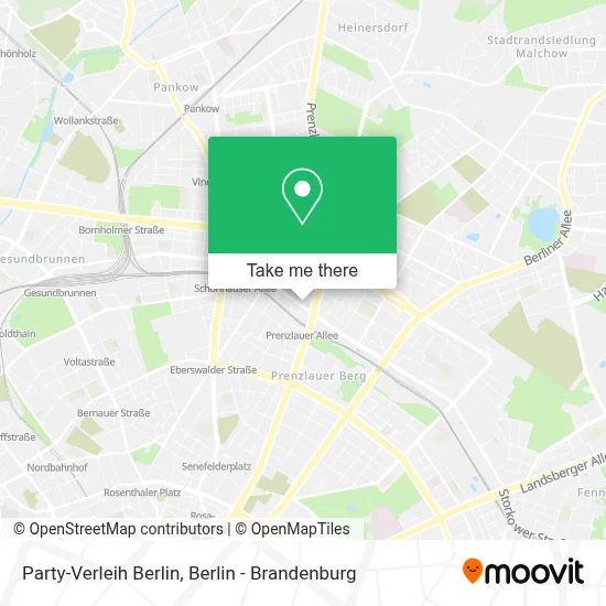 Party-Verleih Berlin map