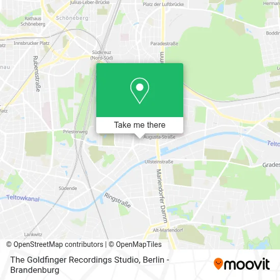 The Goldfinger Recordings Studio map