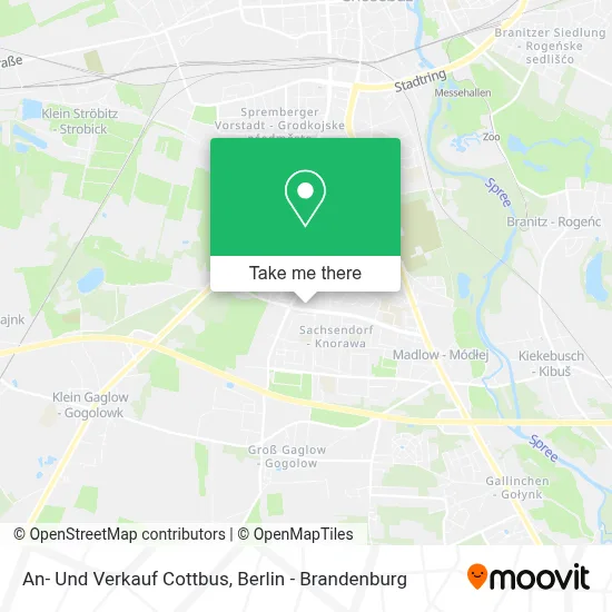 An- Und Verkauf Cottbus map