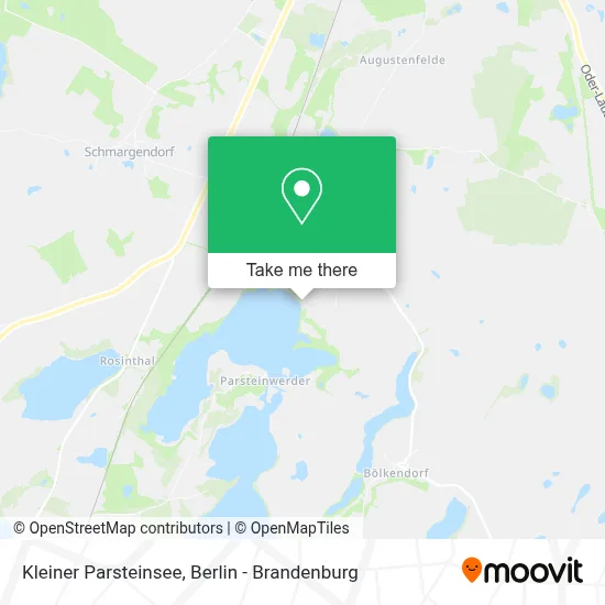 Kleiner Parsteinsee map