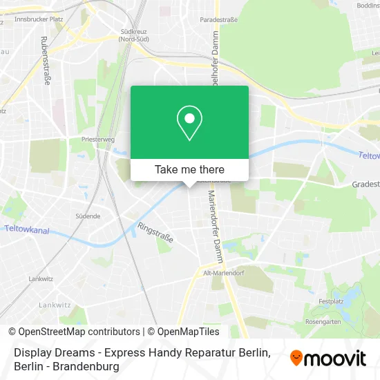 Display Dreams - Express Handy Reparatur Berlin map
