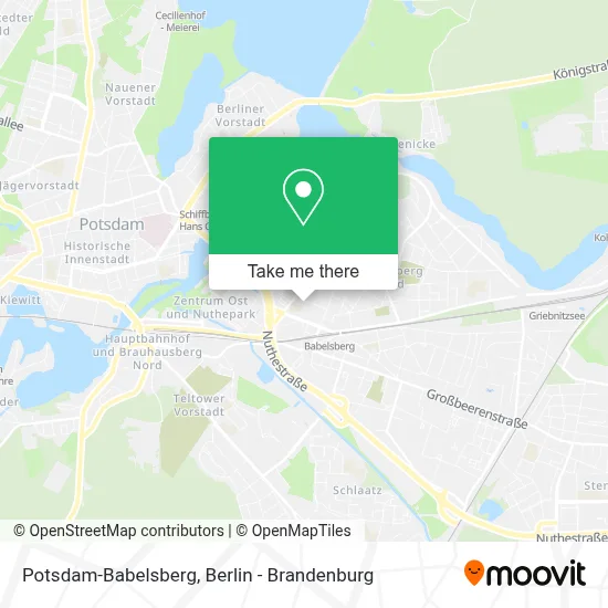 Potsdam-Babelsberg map
