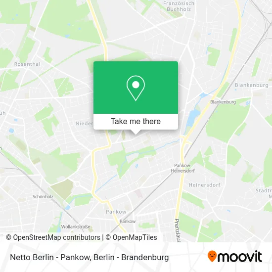 Netto Berlin - Pankow map
