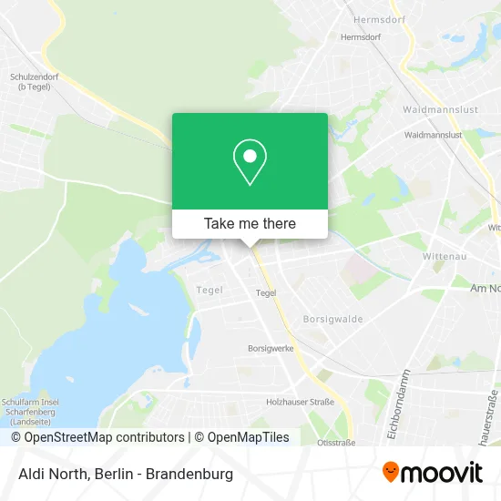 Aldi Nord map
