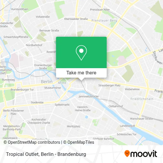 Tropical Outlet map