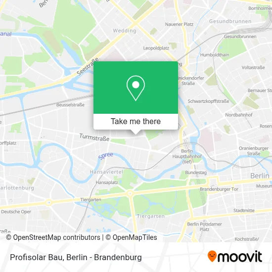 Profisolar Bau map
