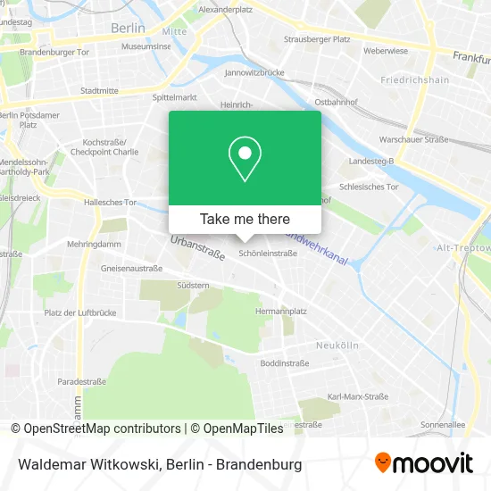 Waldemar Witkowski map