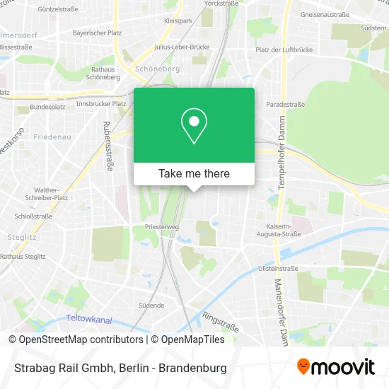 Strabag Rail Gmbh map