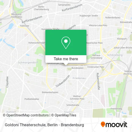 Goldoni Theaterschule map