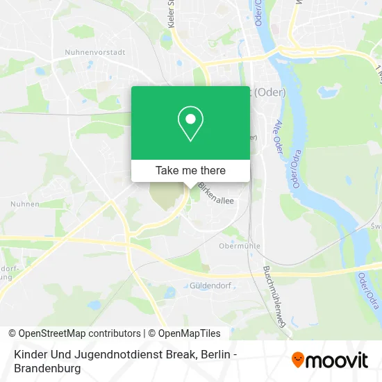 Kinder Und Jugendnotdienst Break map