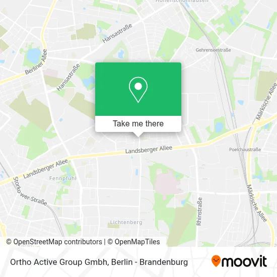 Ortho Active Group Gmbh map
