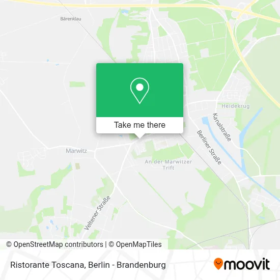 Ristorante Toscana map