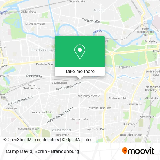 Camp David map