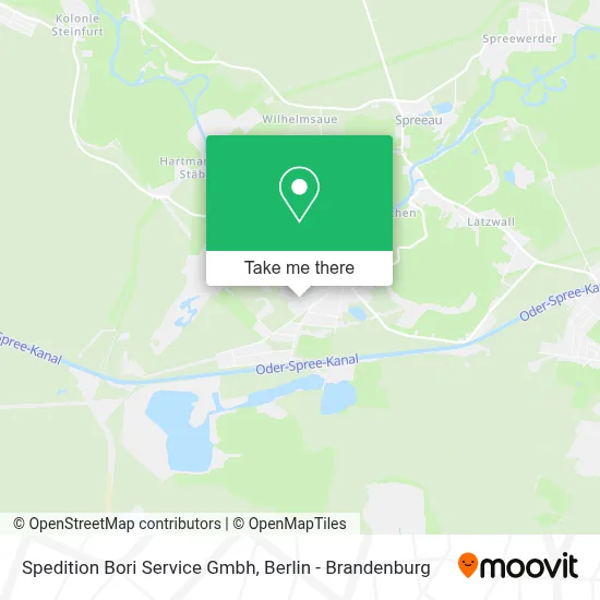 Spedition Bori Service Gmbh map