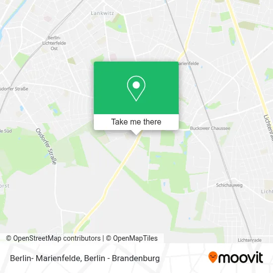 Berlin- Marienfelde map