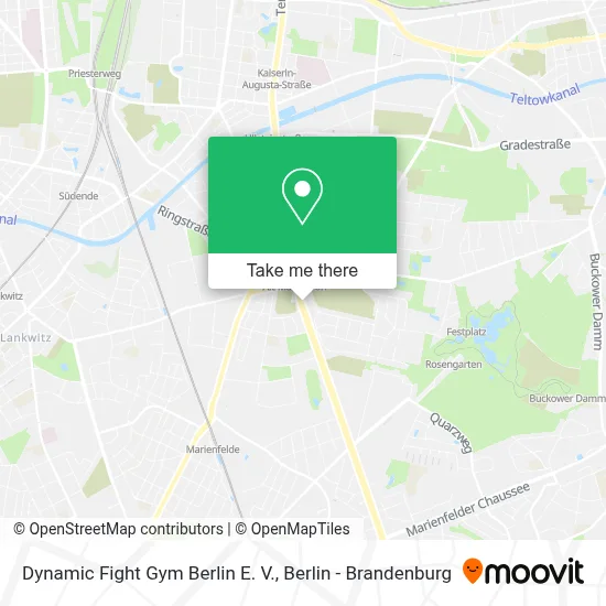 Dynamic Fight Gym Berlin E. V. map