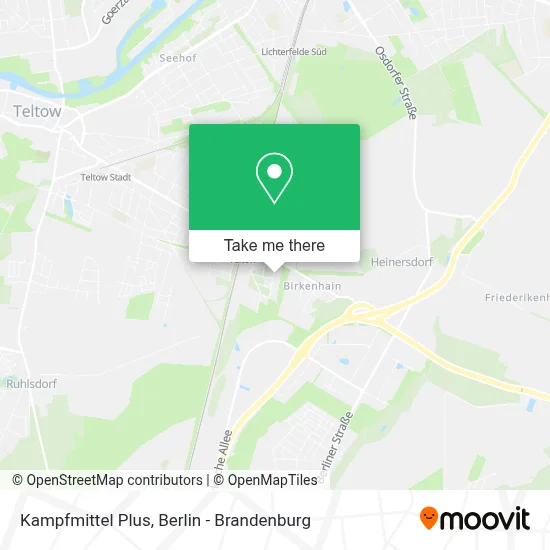 Kampfmittel Plus map