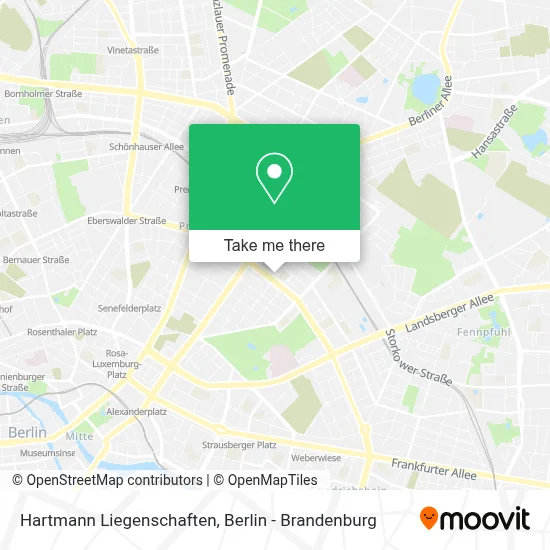 Hartmann Liegenschaften map