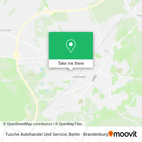 Tusche Autohandel Und Service map
