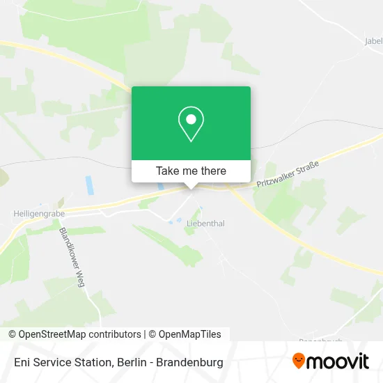 Eni Service Station map