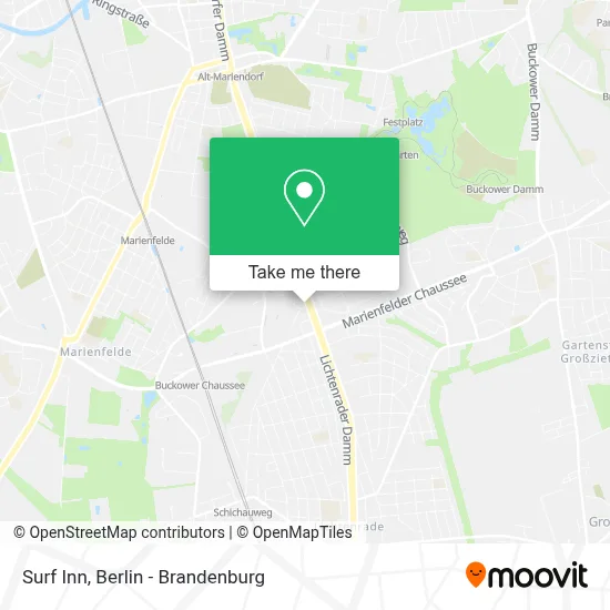 Surf Inn map