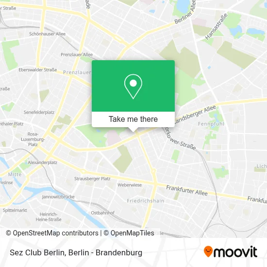 Sez Club Berlin map