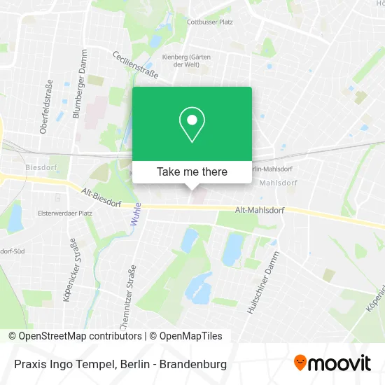 Praxis Ingo Tempel map
