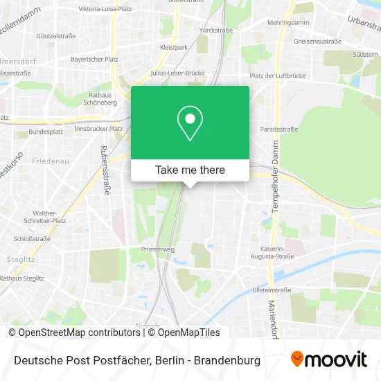 Deutsche Post Postfächer map