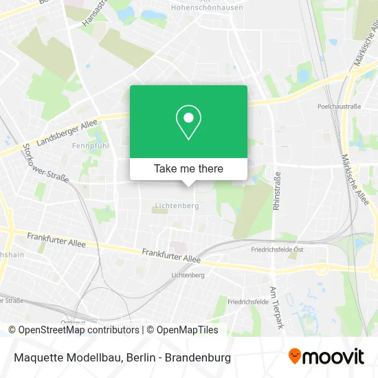 Maquette Modellbau map
